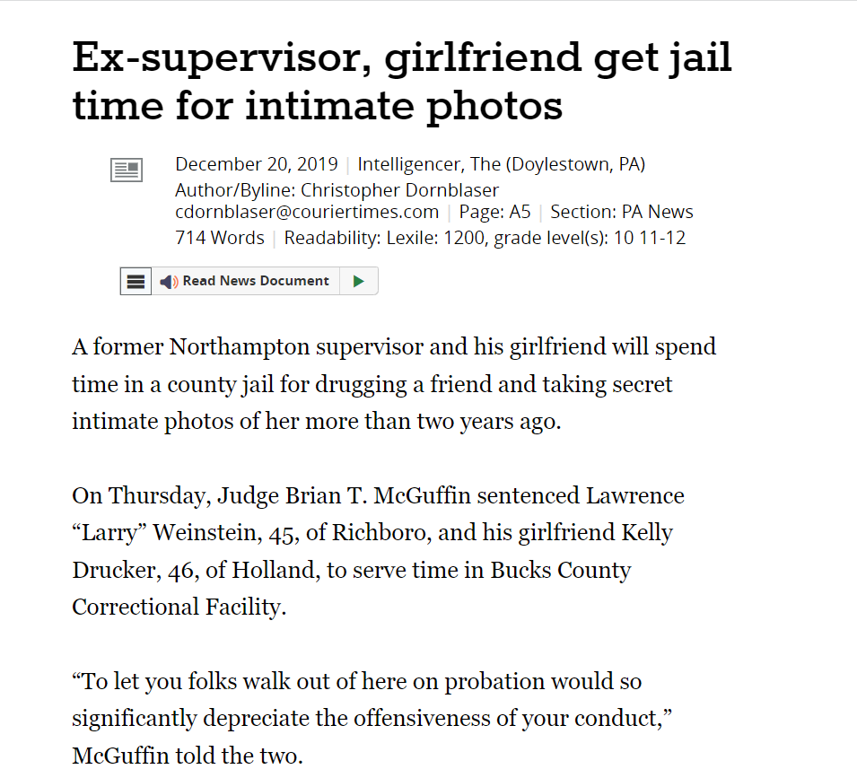 December 20, 2019 | Intelligencer, The (Doylestown, PA)
