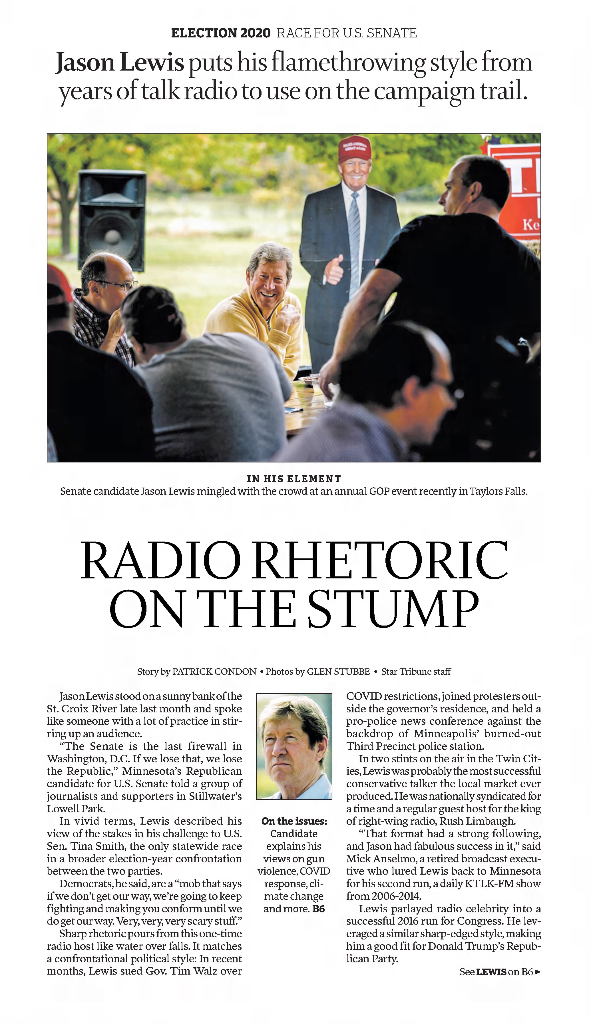 Radio Rhetoric on the Stump