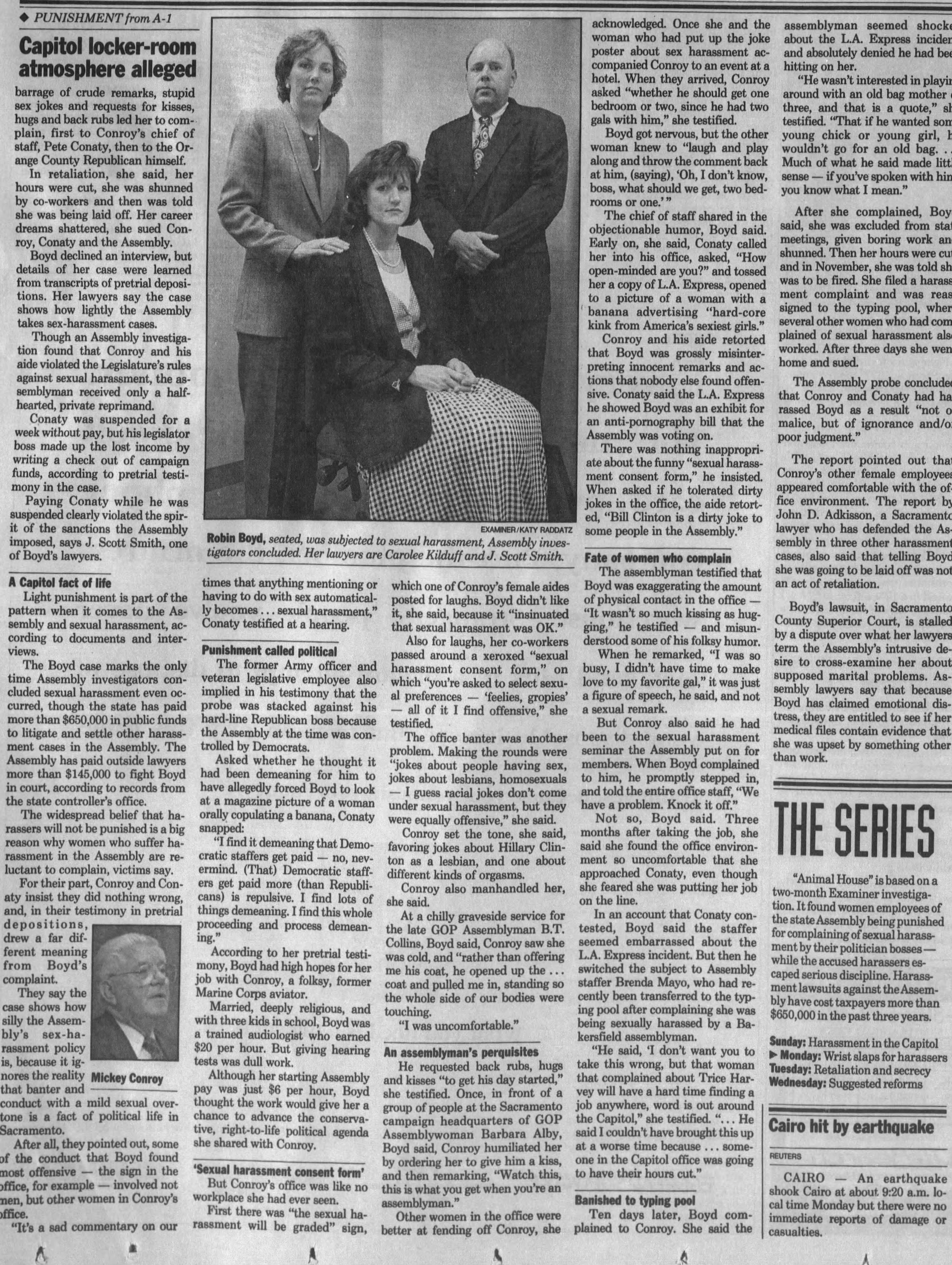 The San Francisco Examiner
San Francisco, California &middot; Monday, February 26, 1996