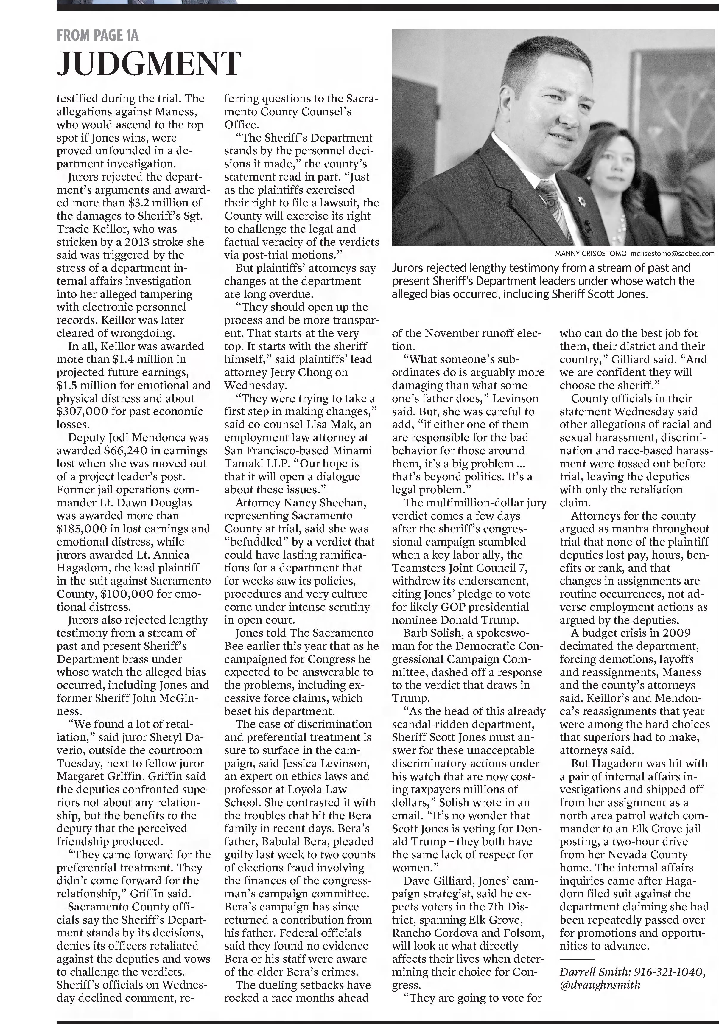 Judgment continued
The Sacramento Bee
Sacramento, California · Thursday, May 19, 2016
