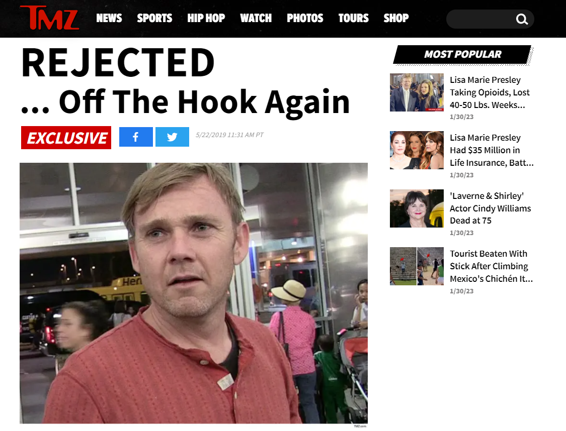 TMZ
Rejected: Ricky Schroder off the hook again
5/22/2019 11:31 AM PT