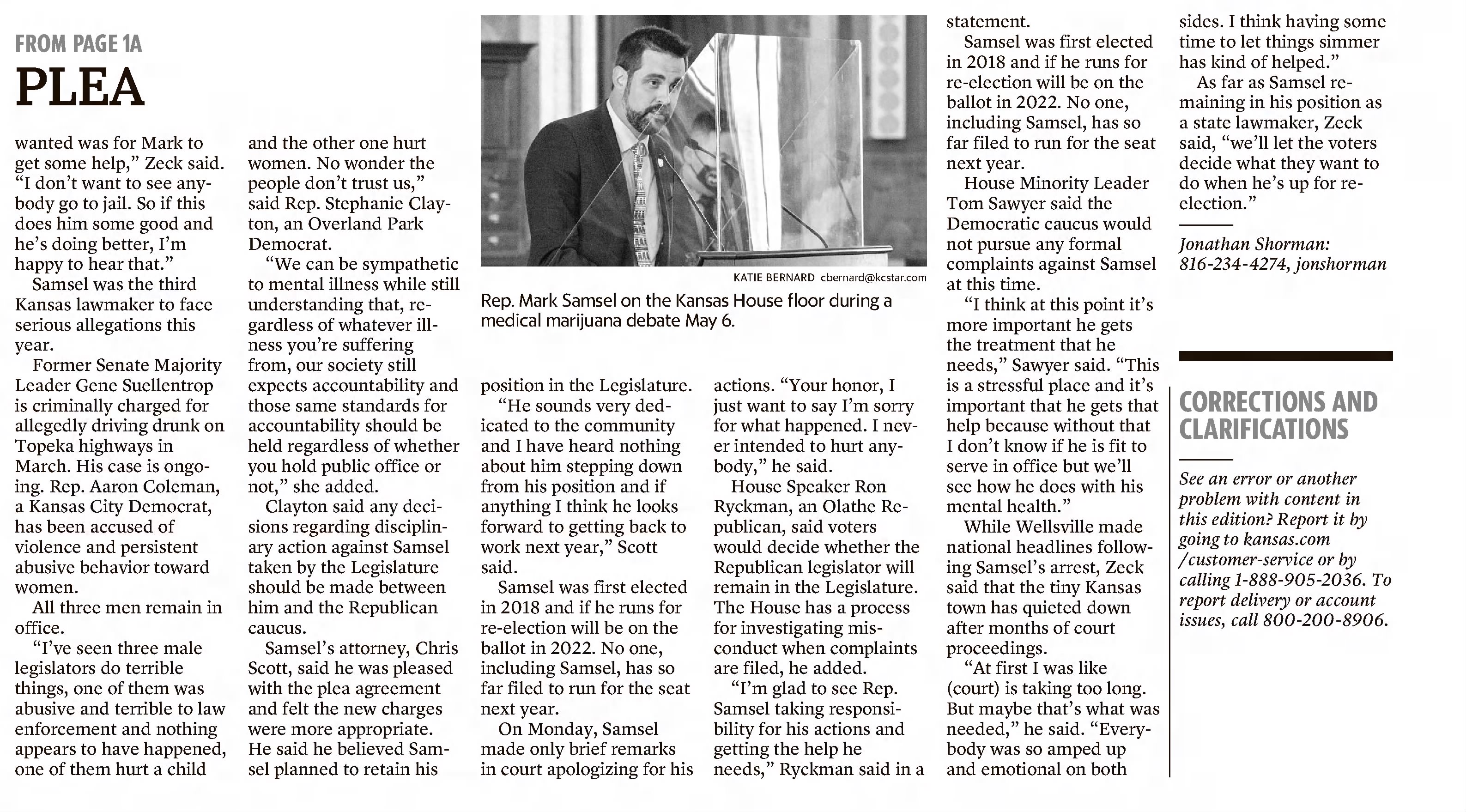 plea continued
The Wichita Eagle
Wichita, Kansas · Tuesday, September 14, 2021