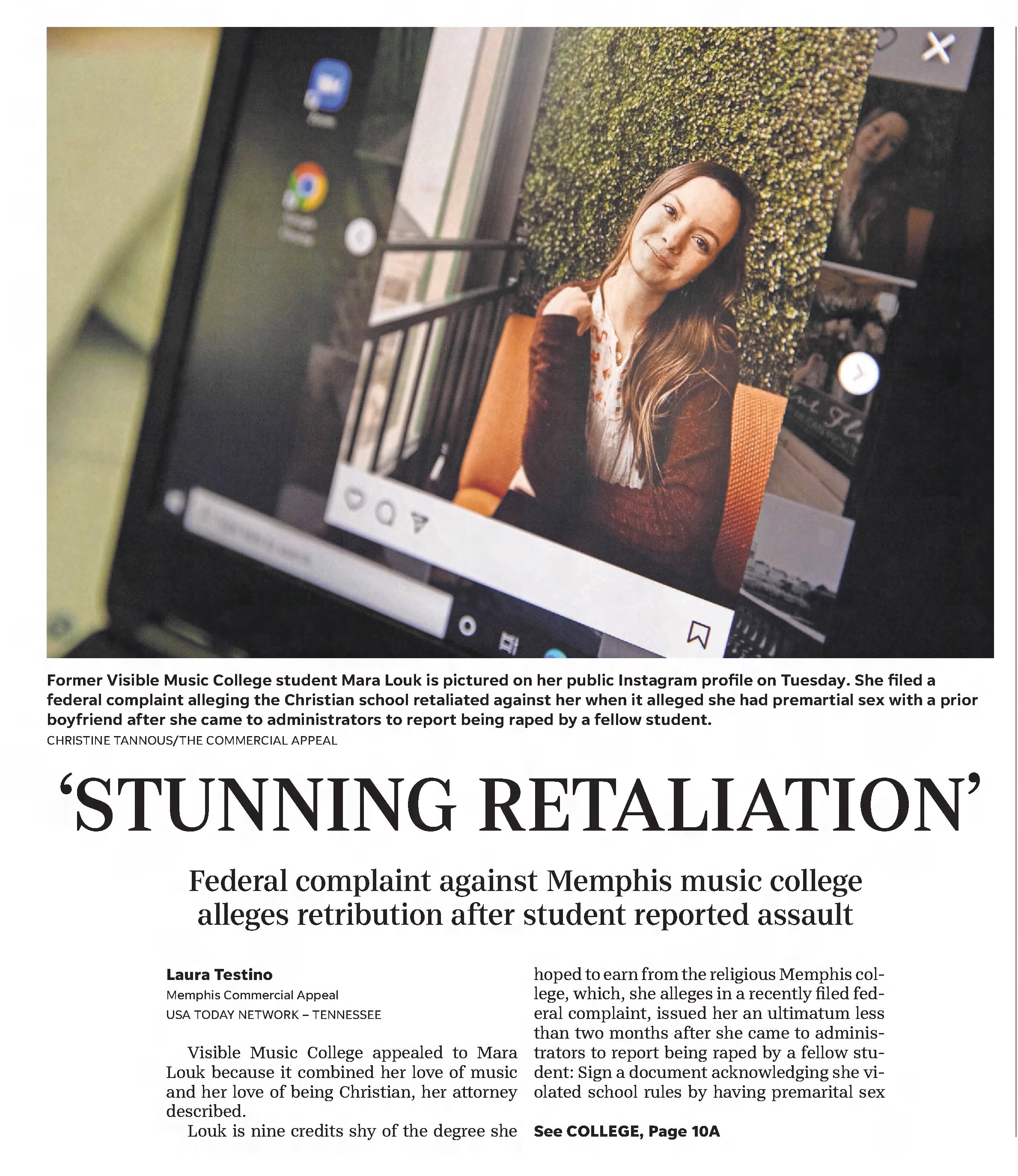 Stunning Retaliation
The Commercial Appeal
Memphis, Tennessee · Friday, May 06, 2022