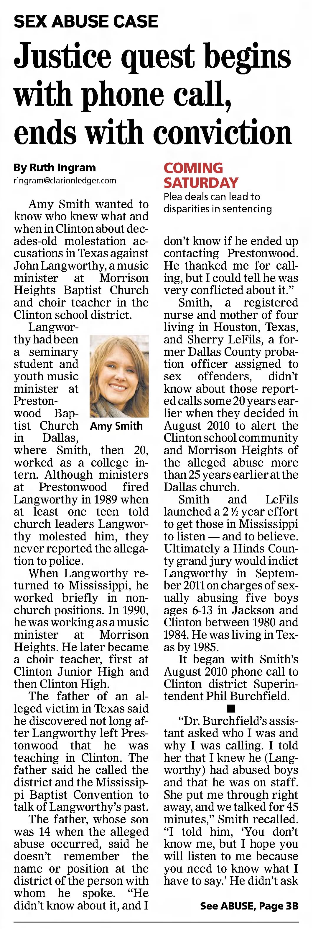 Sex Abuse Case
Justice question begins with phone call, ends with conviction
https://www.wjtv.com/news/politics/mississippi-politics/philip-gunns-connection-to-the-southern-baptist-convention-sexual-abuse-scandal/