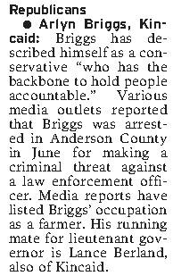 Arlyn Briggs, Kincaid
Lawrence Journal World
Jul 10, 2022, Page 8
Lawrence, Kansas, US