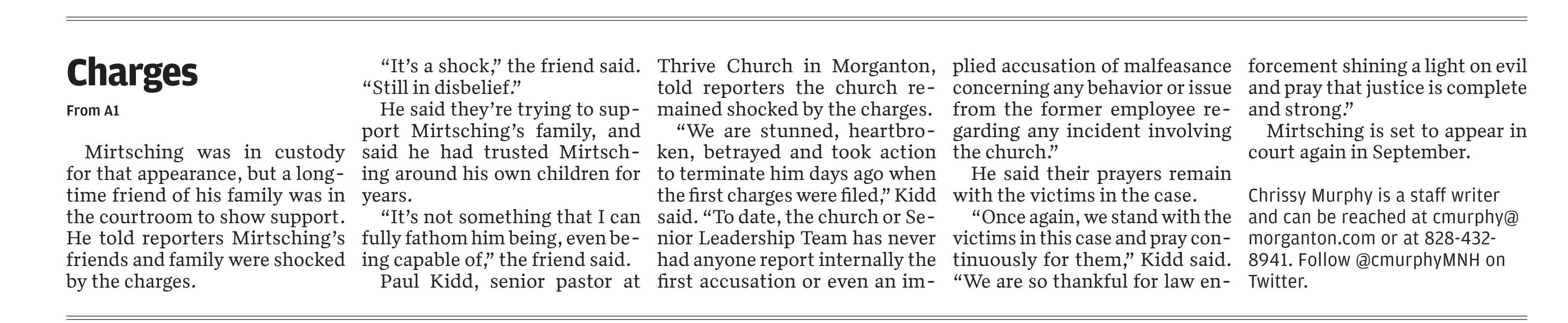 Hickory Daily Record (NC)
August 28, 2023