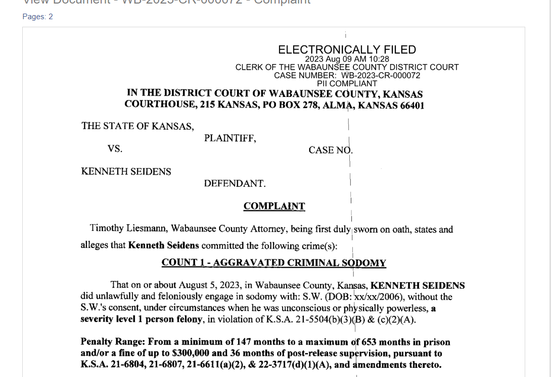 Criminal Complaint