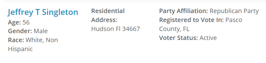 Republican Party Voter Registration